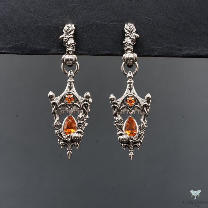 Mini Eternal Lantern Earrings Illuminated Edition (Fall Hoops)