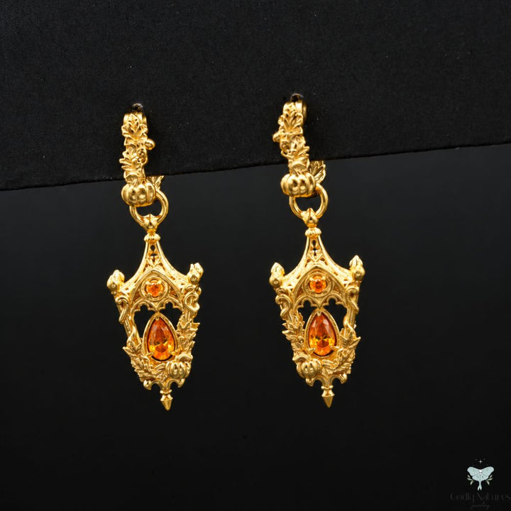 Mini Eternal Lantern Earrings Illuminated Edition (Fall Hoops)
