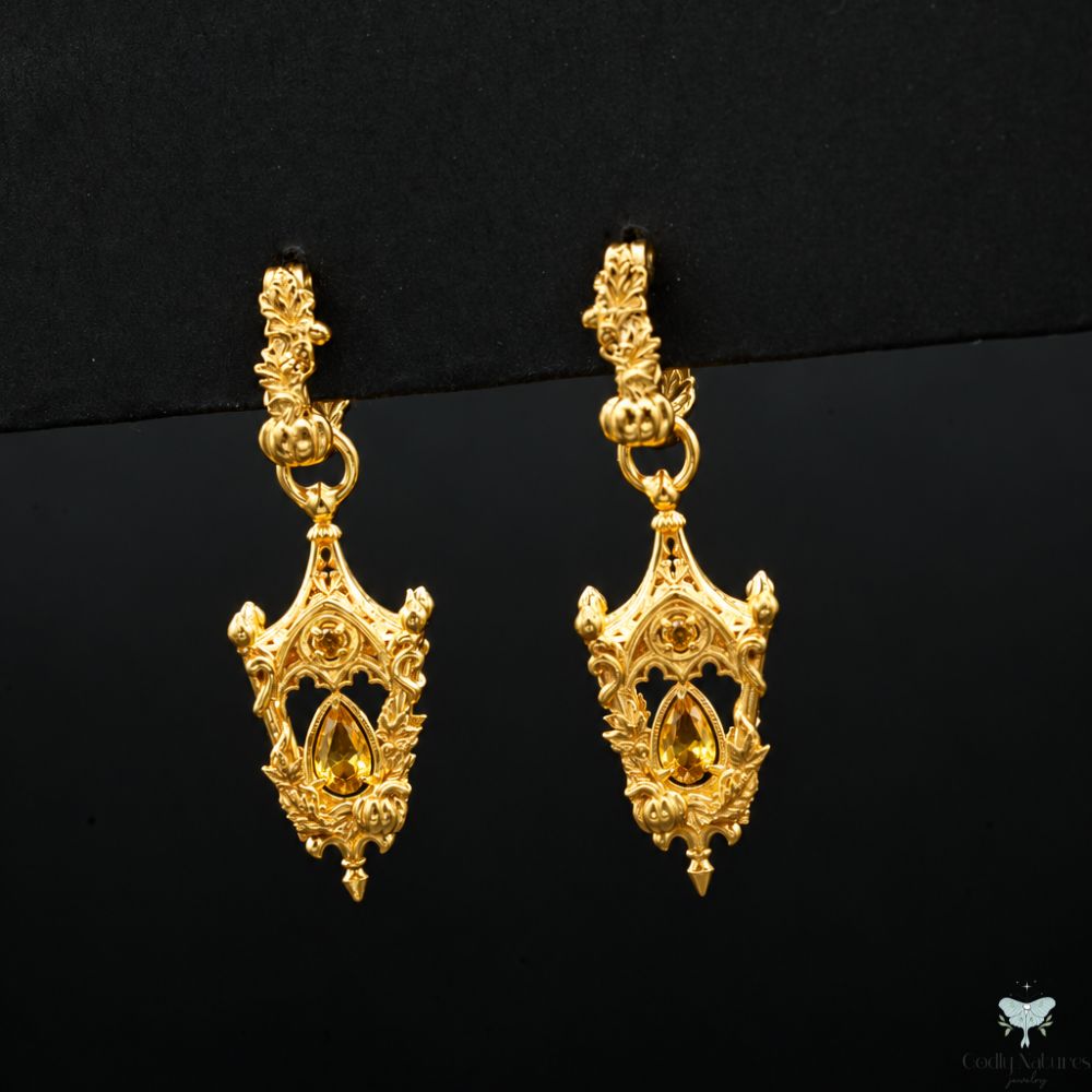 Mini Eternal Lantern Earrings Illuminated Edition (Fall Hoops)