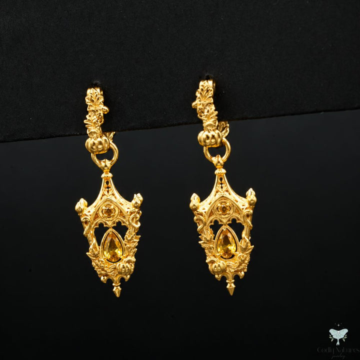 Mini Eternal Lantern Earrings Illuminated Edition (Fall Hoops)