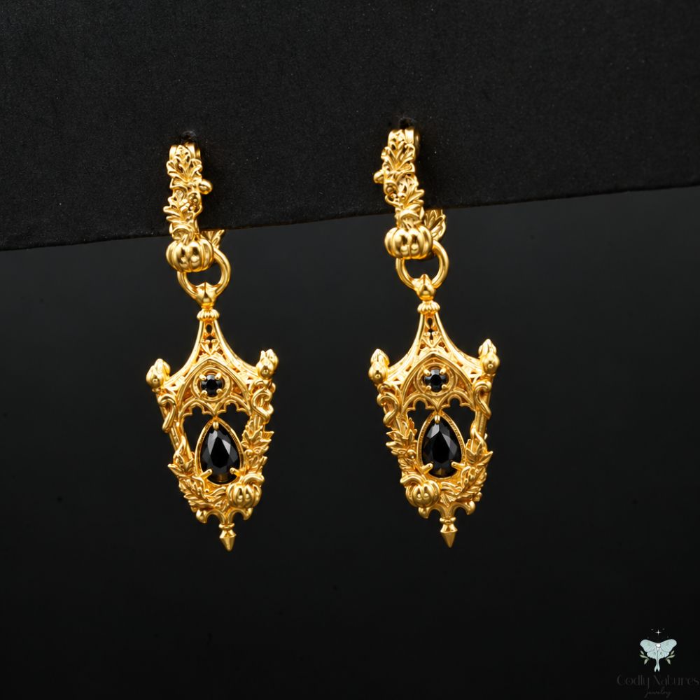 Mini Eternal Lantern Earrings Illuminated Edition (Fall Hoops)