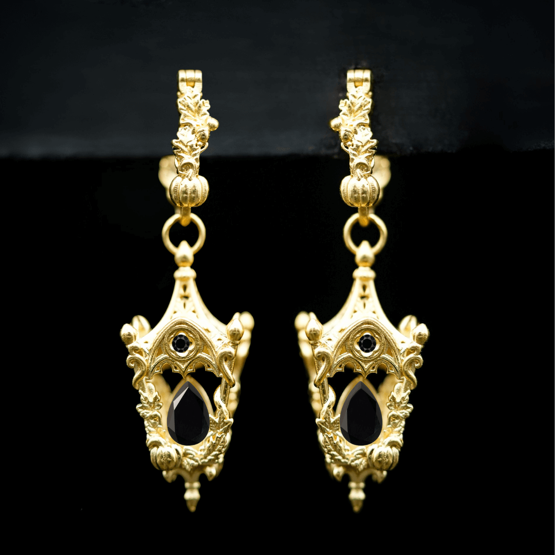 Eternal Lantern Earrings Illuminated Edition (Fall Hoops)