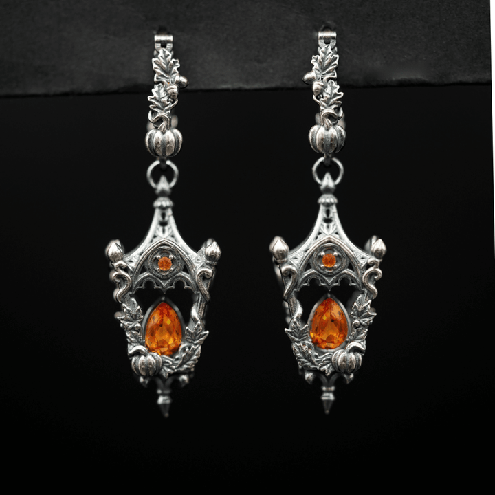 Eternal Lantern Earrings Illuminated Edition (Fall Hoops)