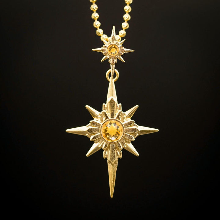 North Star Necklace (With Gemstones)