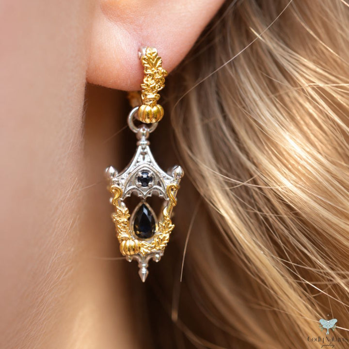 Mini Eternal Lantern Earrings Illuminated Edition (Fall Hoops)