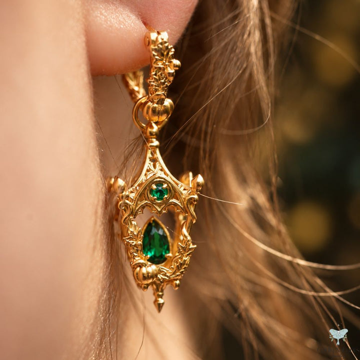 Mini Eternal Lantern Earrings Illuminated Edition (Fall Hoops)
