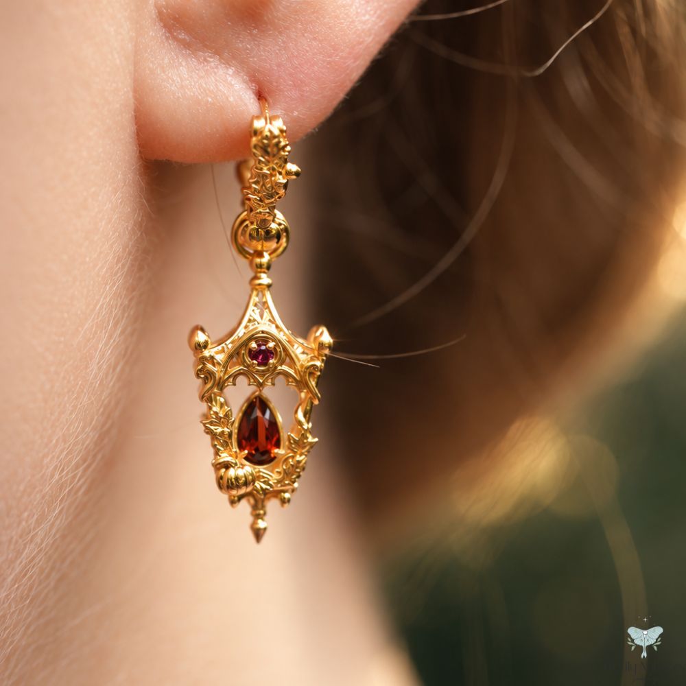 Mini Eternal Lantern Earrings Illuminated Edition (Fall Hoops)