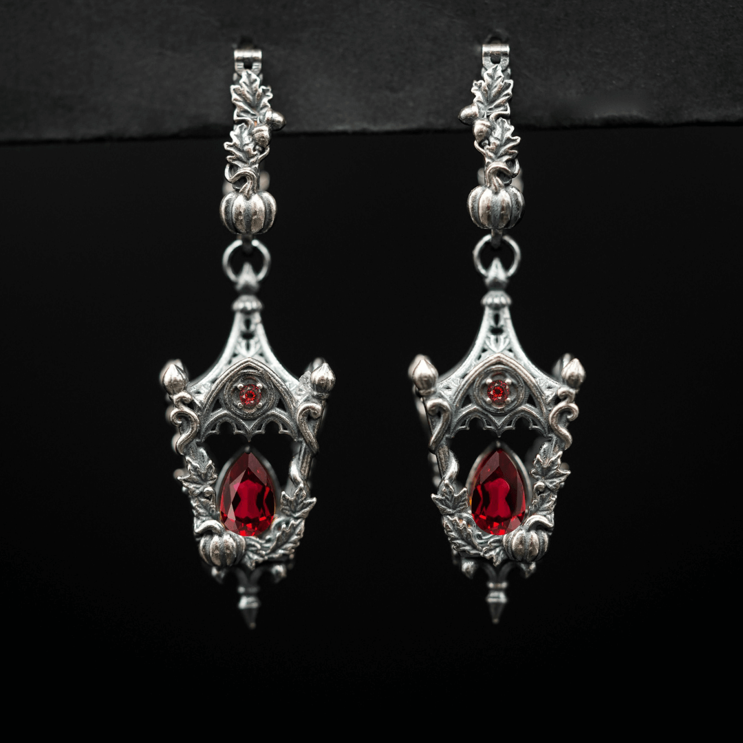 Eternal Lantern Earrings Illuminated Edition (Fall Hoops)