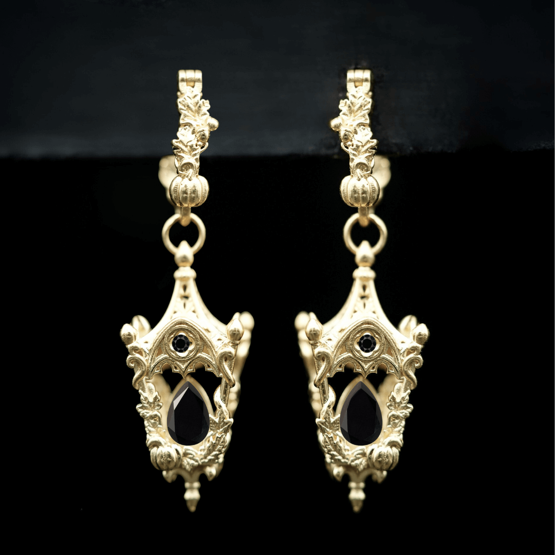 Eternal Lantern Earrings Illuminated Edition (Fall Hoops)