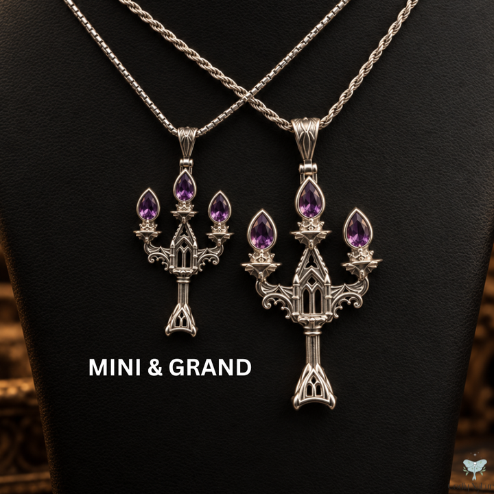 Vesper Candelabra Necklace: Jewel Flame PAYMENT PLAN
