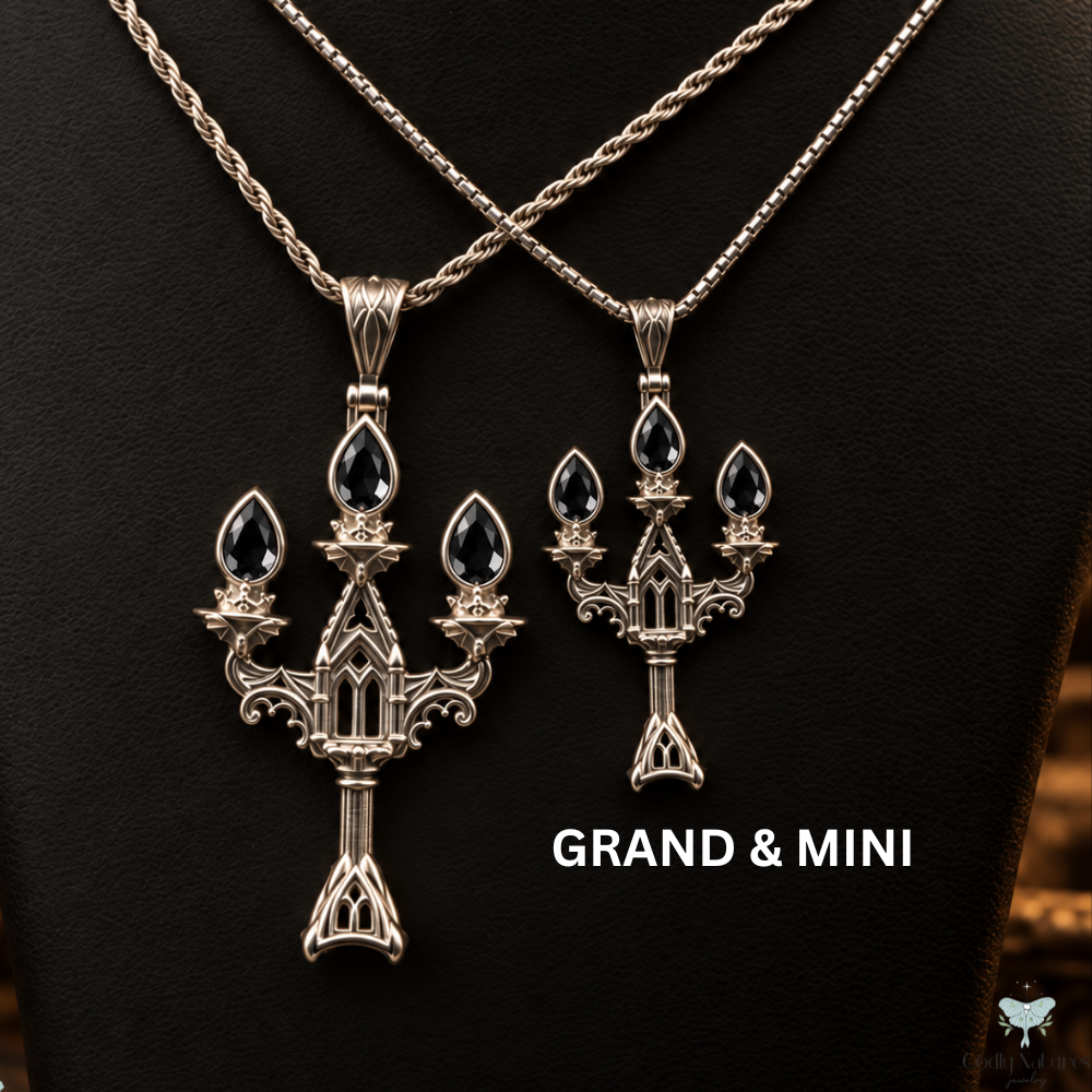 Vesper Candelabra Necklace: Jewel Flame PAYMENT PLAN