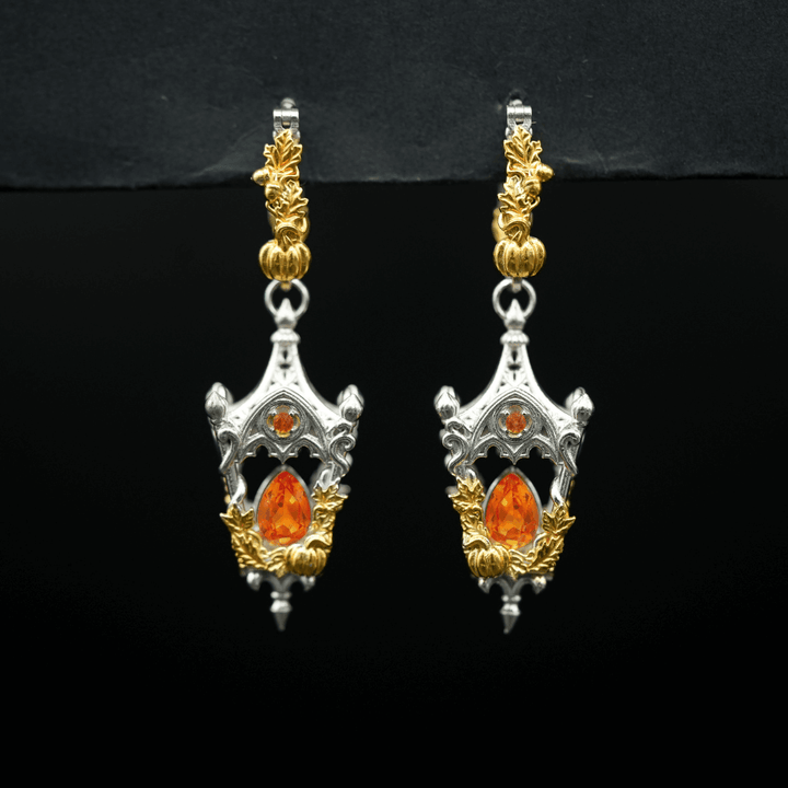 Eternal Lantern Earrings Illuminated Edition (Fall Hoops)