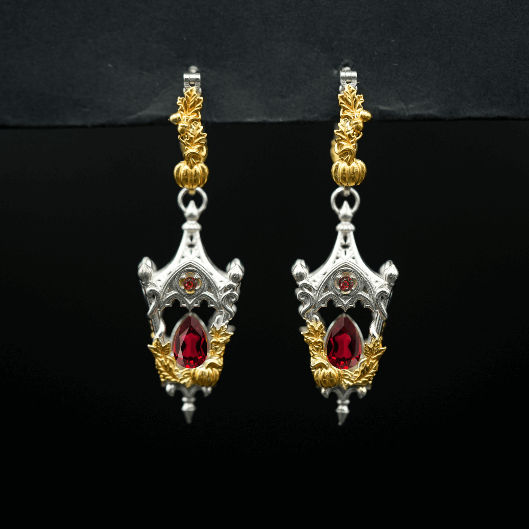 Eternal Lantern Earrings Illuminated Edition (Fall Hoops)