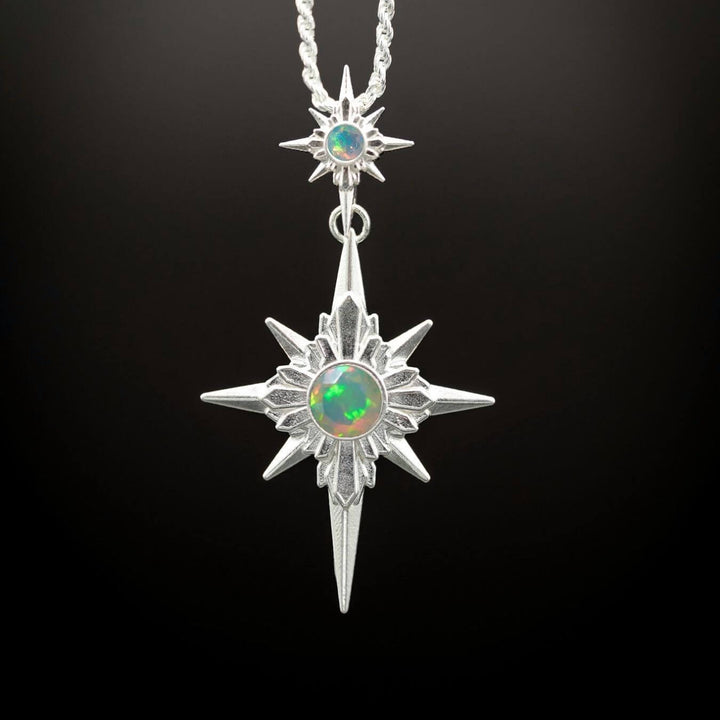 North Star Necklace (With Gemstones)