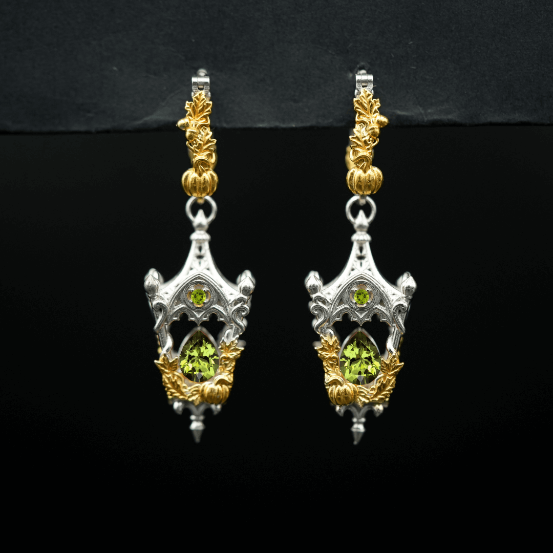 Eternal Lantern Earrings Illuminated Edition (Fall Hoops)
