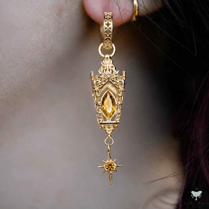 Polaris Starfall Lantern Earrings