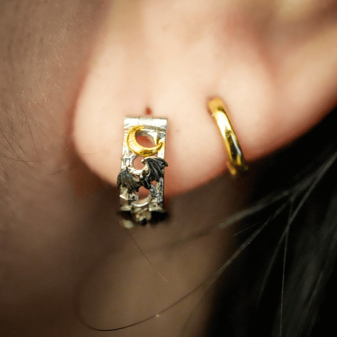 Bat Hoop Earrings PAYMENT PLAN