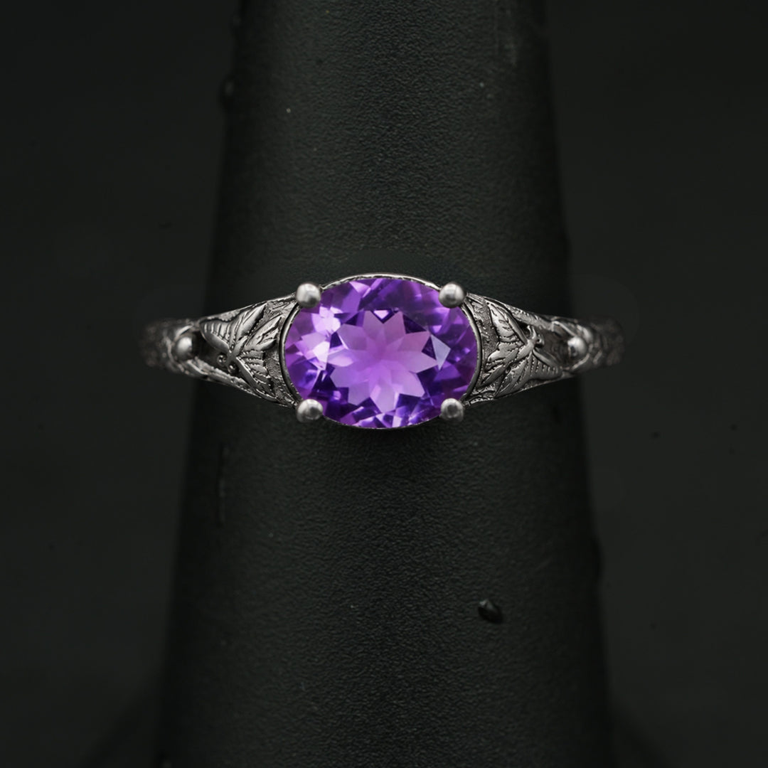 Blossom Ring (Amethyst)