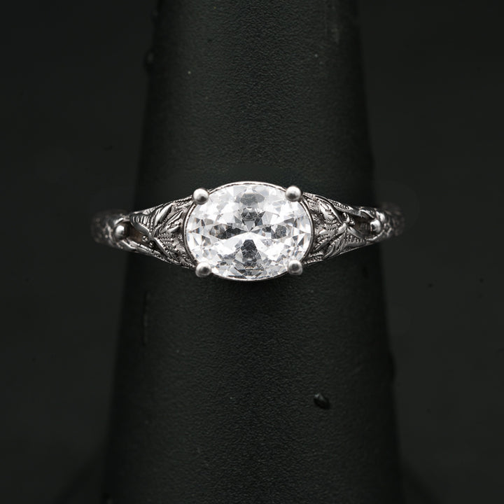 Blossom Ring (White Sapphire)