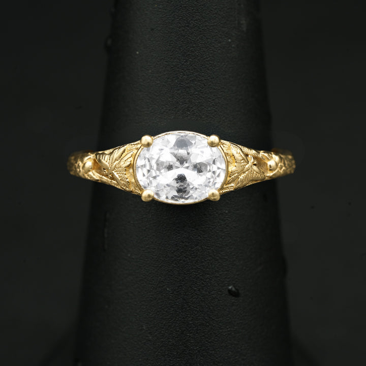 Blossom Ring (White Sapphire)