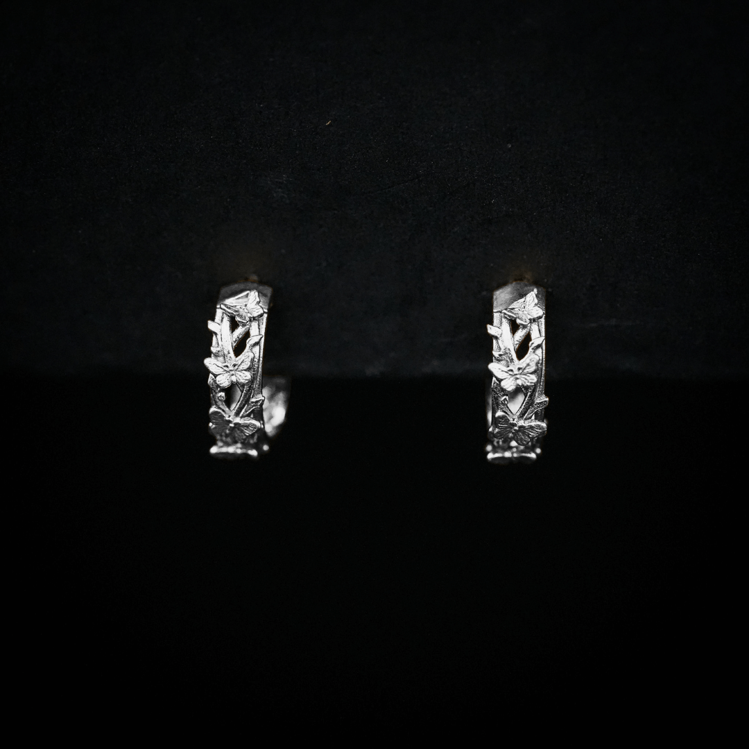 PAYMENT PLAN Butterfly Hoop Earrings