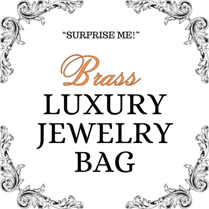 Brass Luxury Jewelry Bag