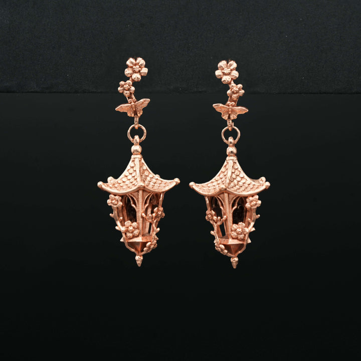 Sakura Lantern Earrings (Without Gemstones) PAYMENT PLAN