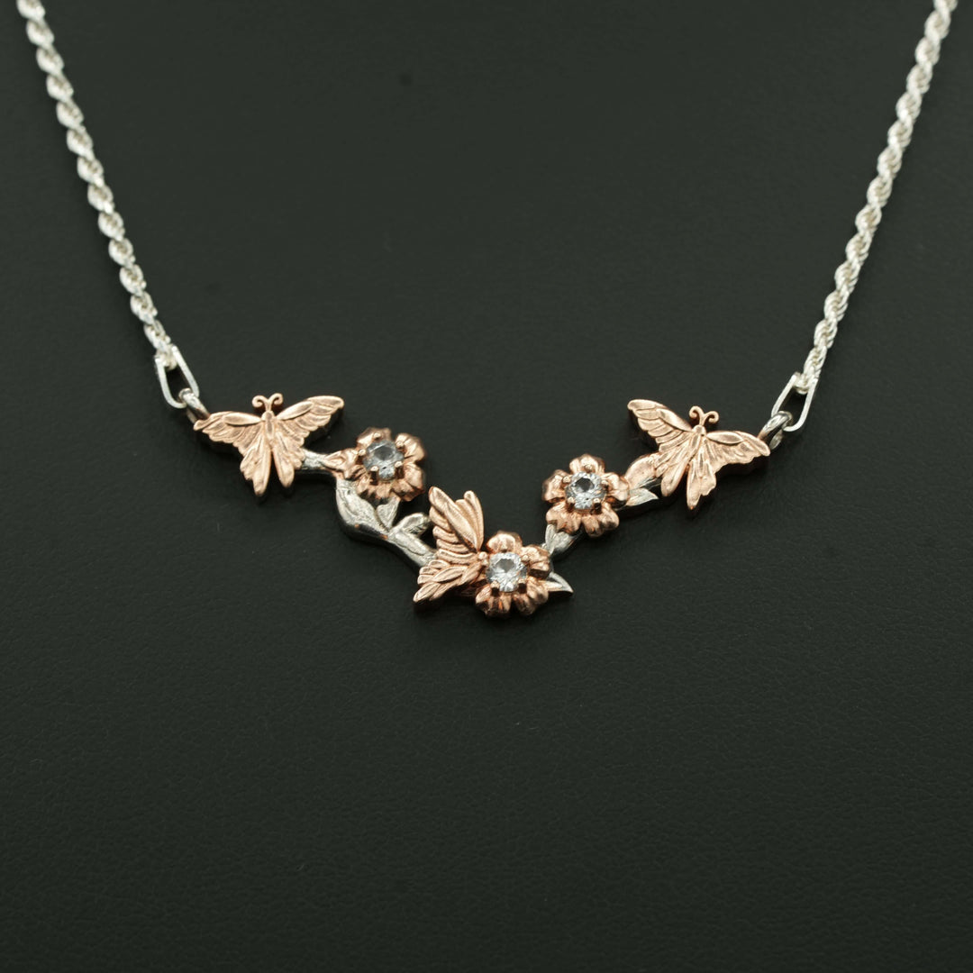 Sakura Branch Necklace