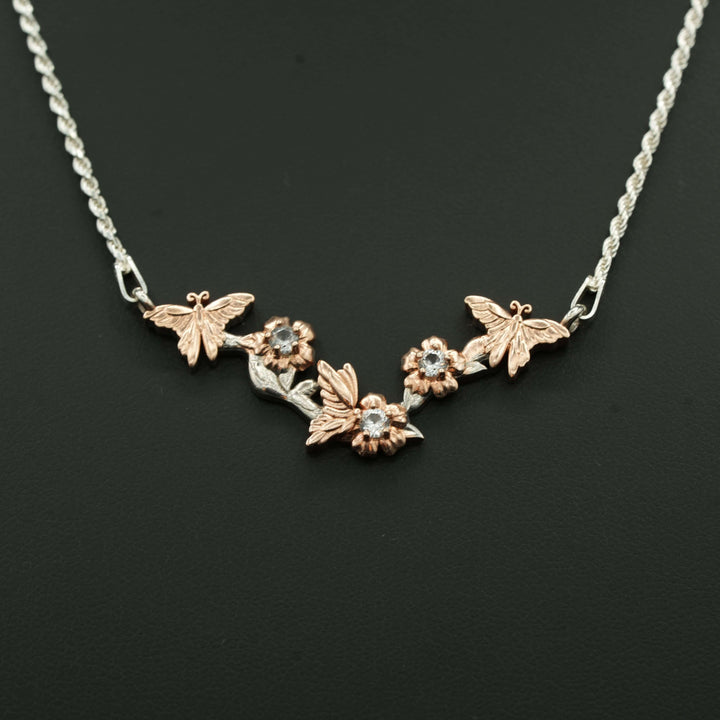 Sakura Branch Necklace