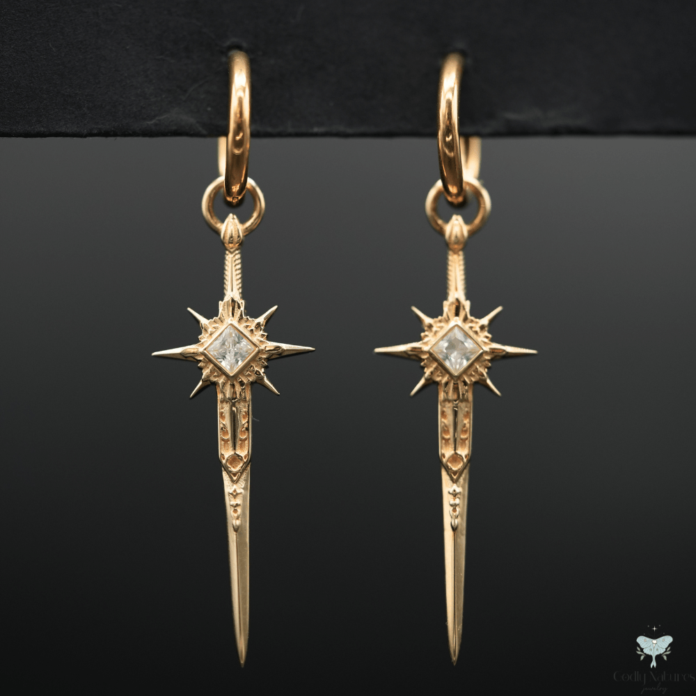 Guiding Star Sword Earrings