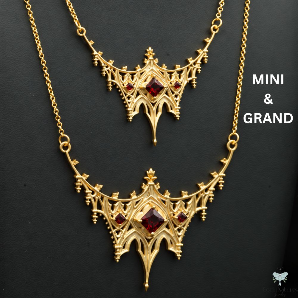 Crimson Cathedral Necklace PAYMENT PLAN