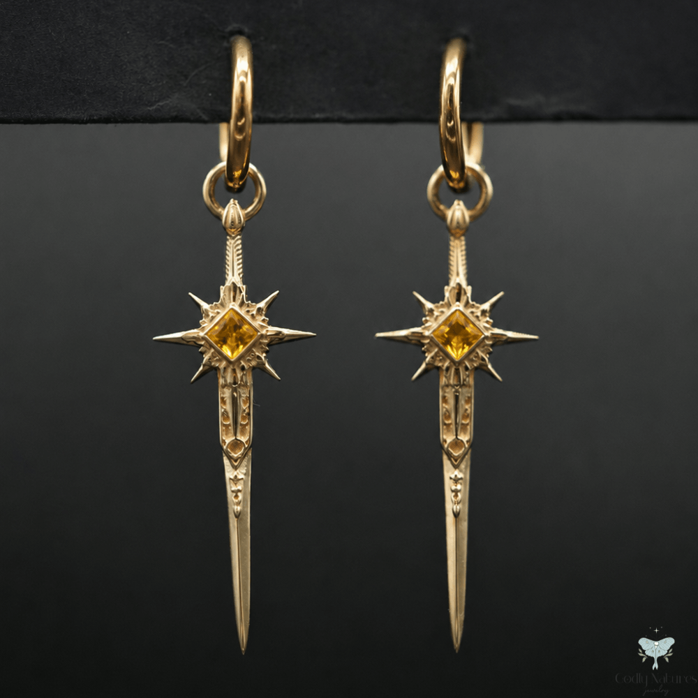 Guiding Star Sword Earrings