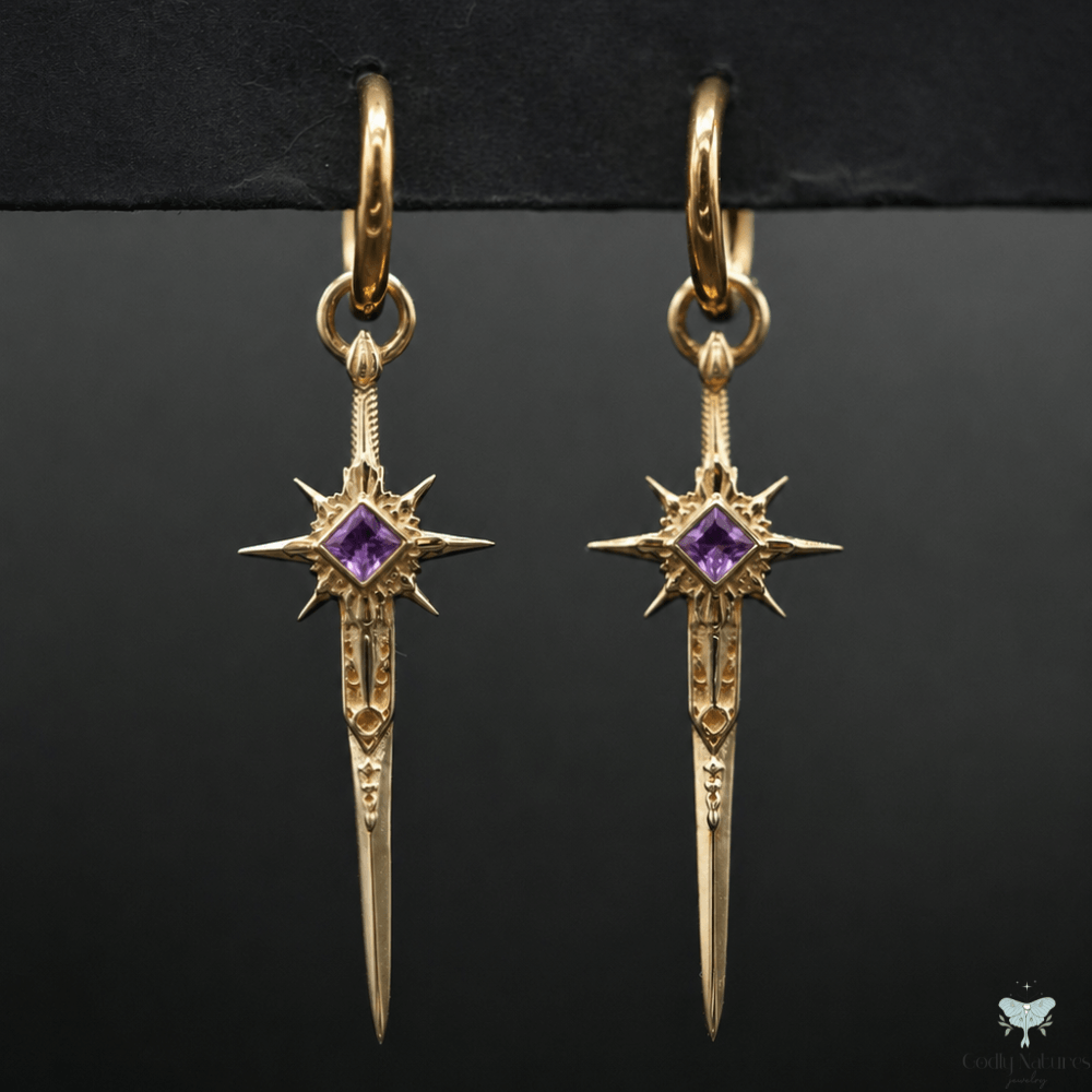 Guiding Star Sword Earrings
