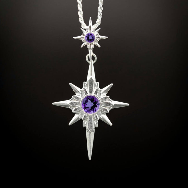 North Star Necklace (With Gemstones)