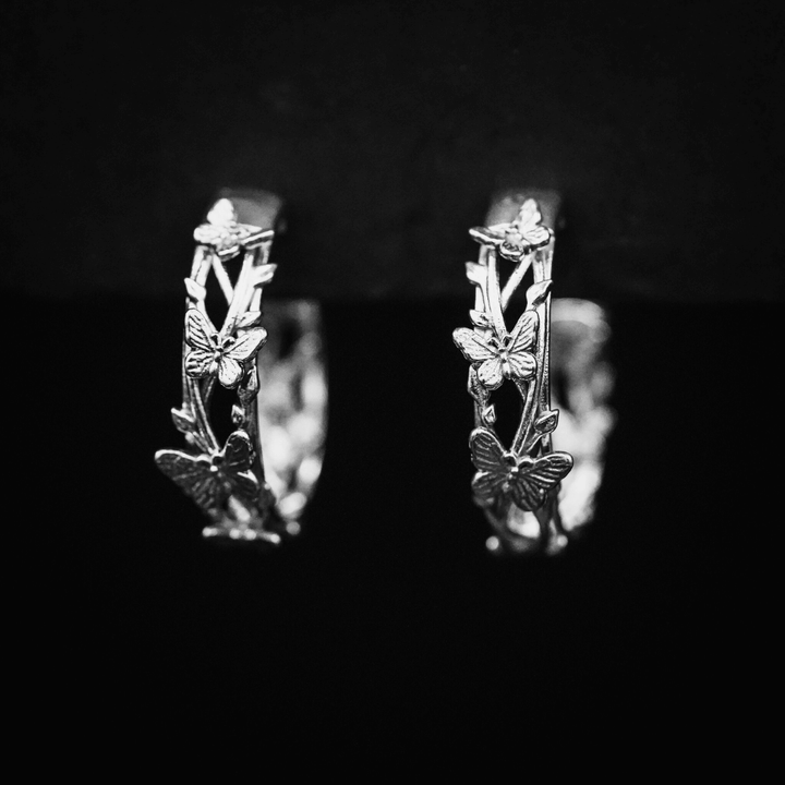 PAYMENT PLAN Butterfly Hoop Earrings