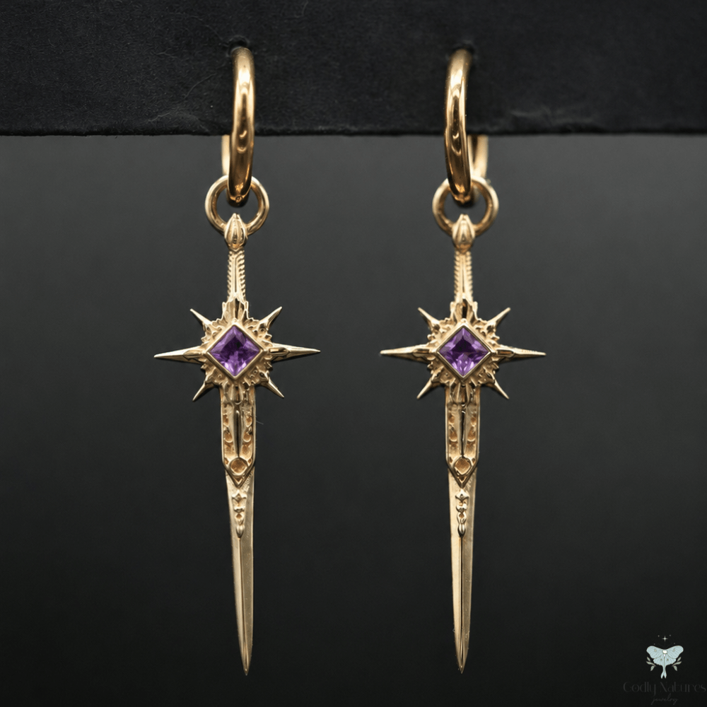 Guiding Star Sword Earrings