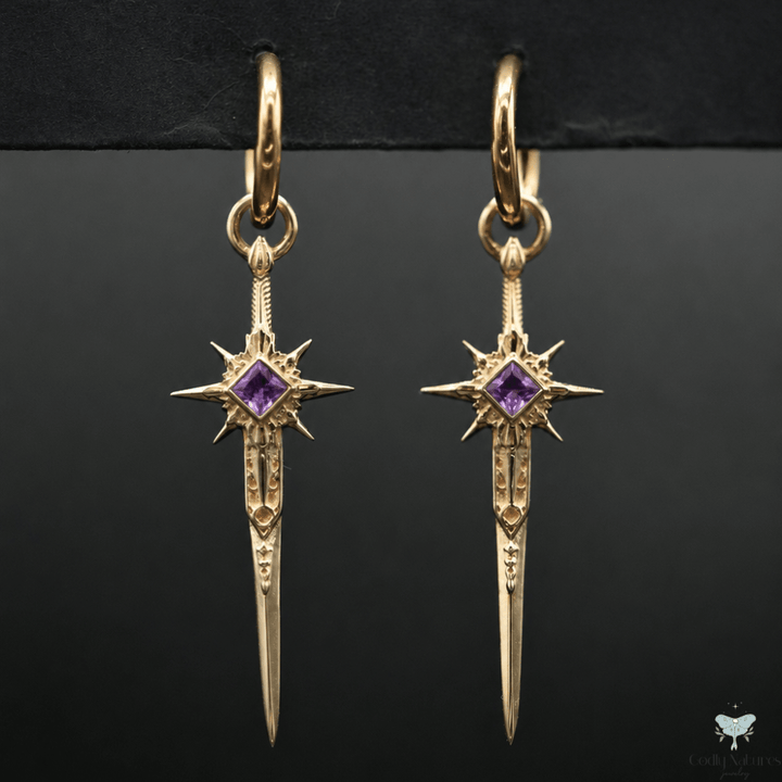 Guiding Star Sword Earrings
