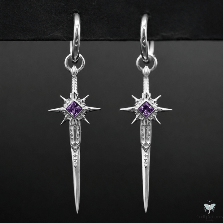 Guiding Star Sword Earrings