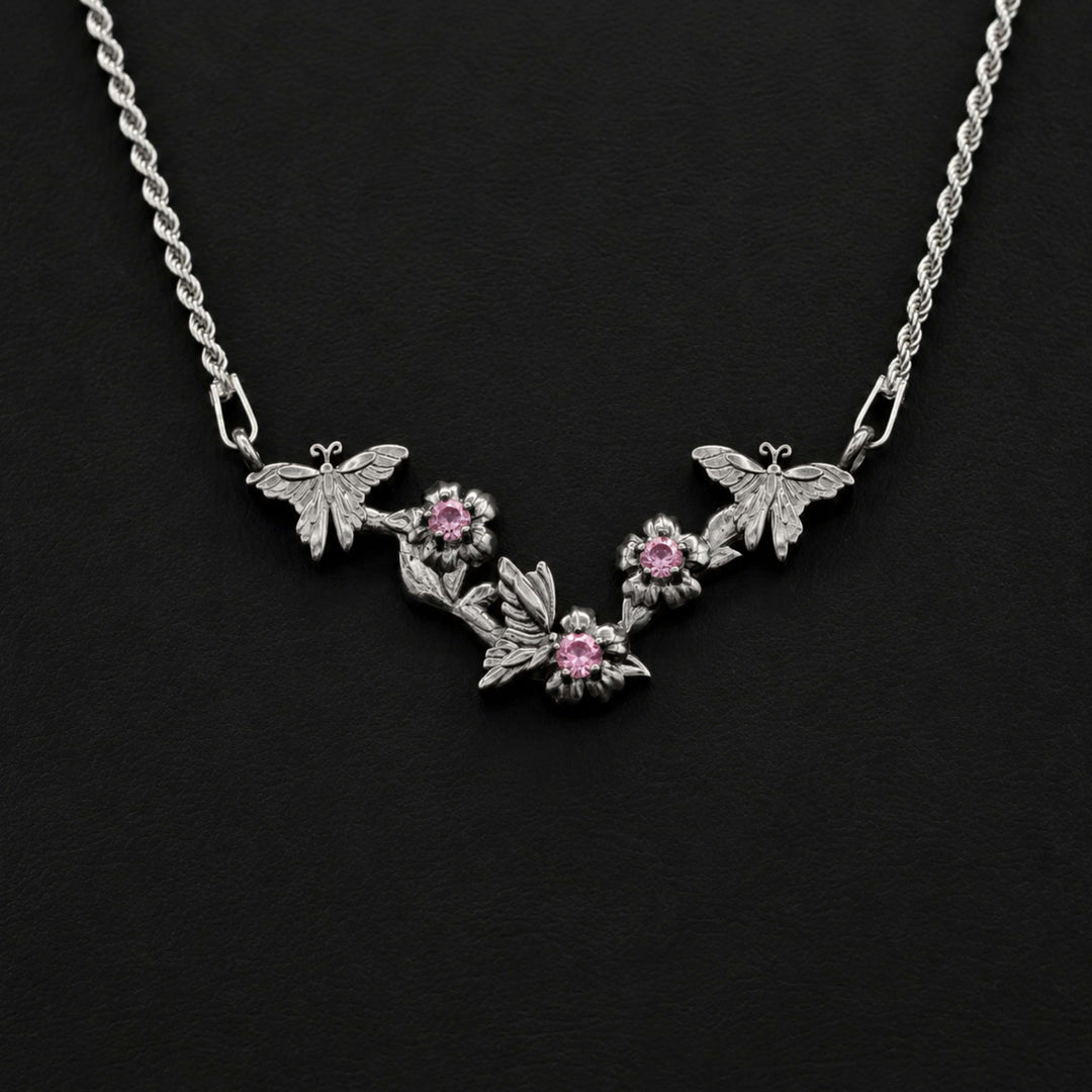 Sakura Branch Necklace