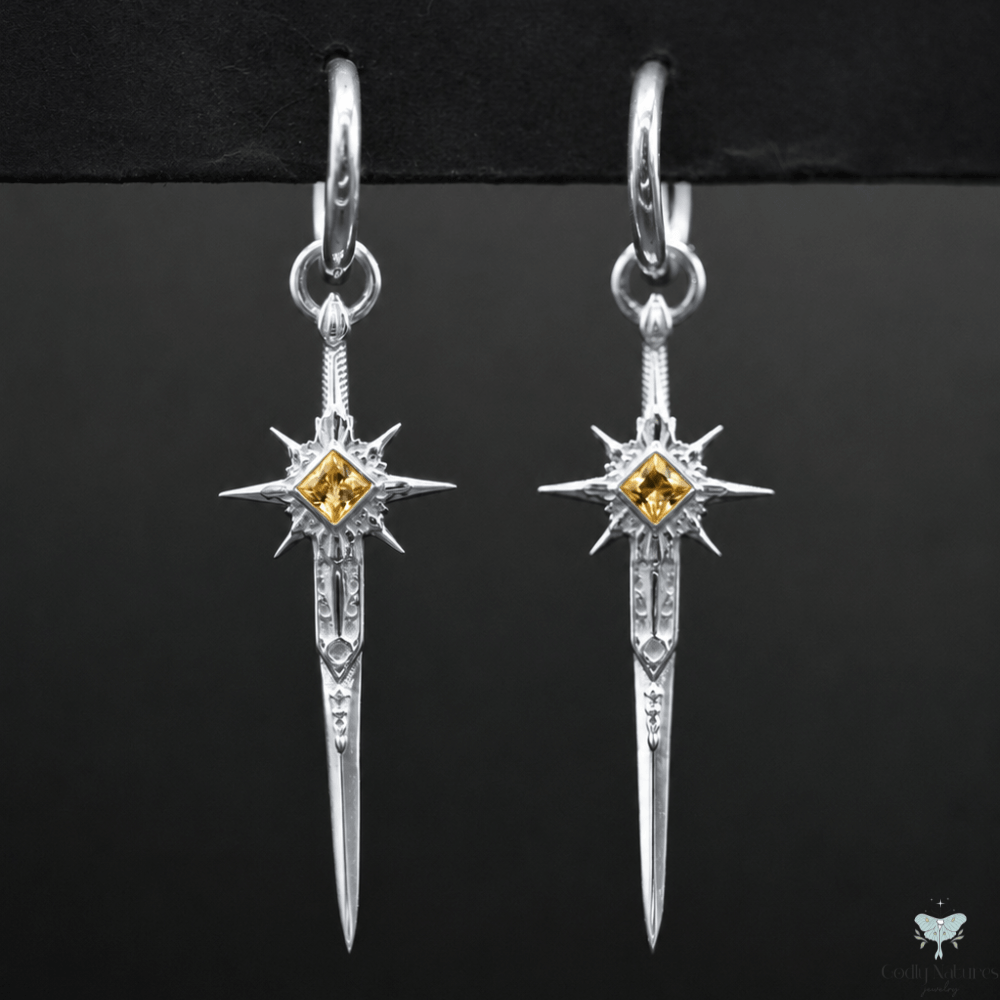 Guiding Star Sword Earrings
