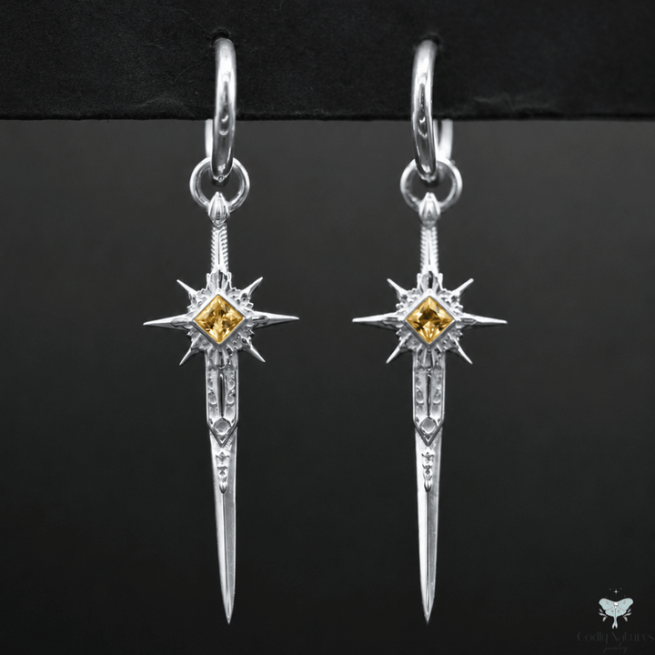 Guiding Star Sword Earrings