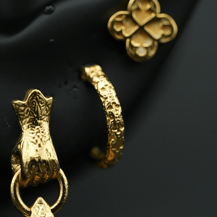 Gothic Hoop Earrings