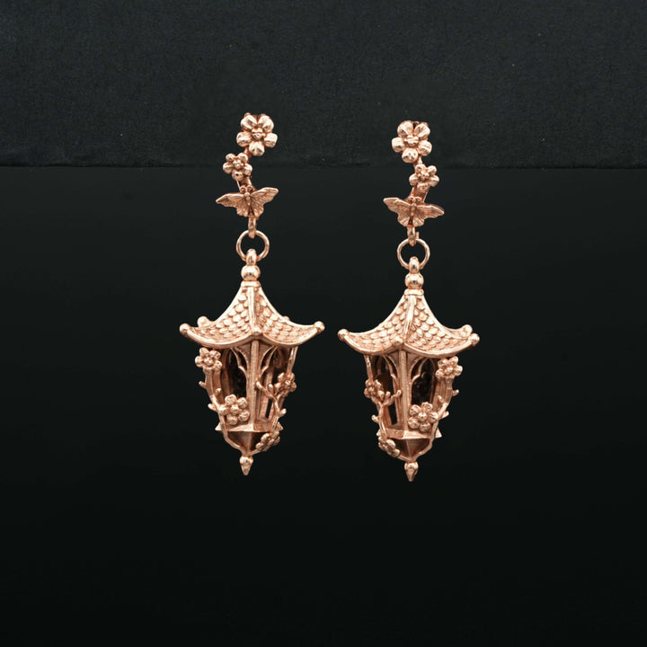 Sakura Lantern Earrings (Without Gemstones) PAYMENT PLAN