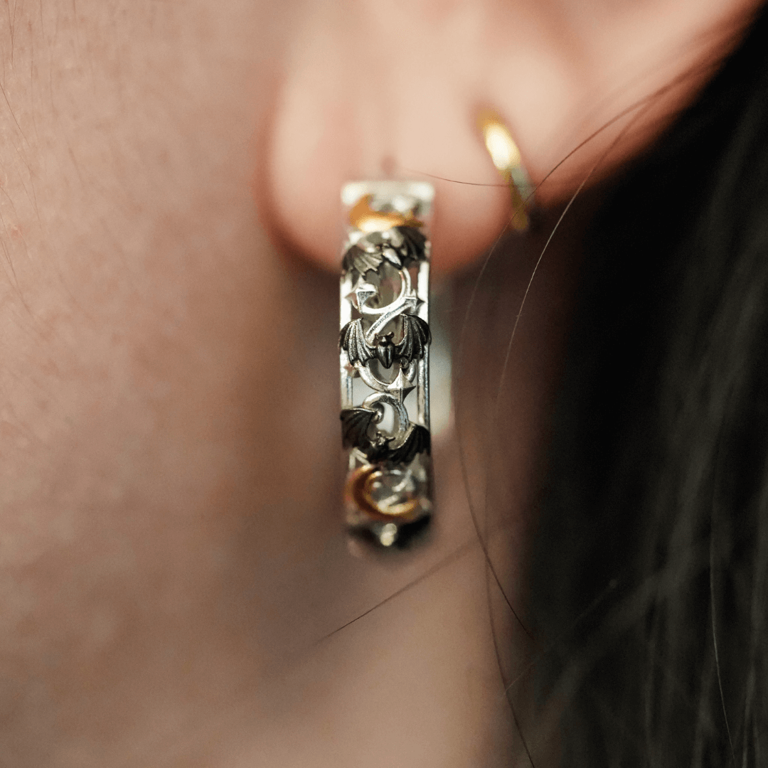 Bat Hoop Earrings PAYMENT PLAN
