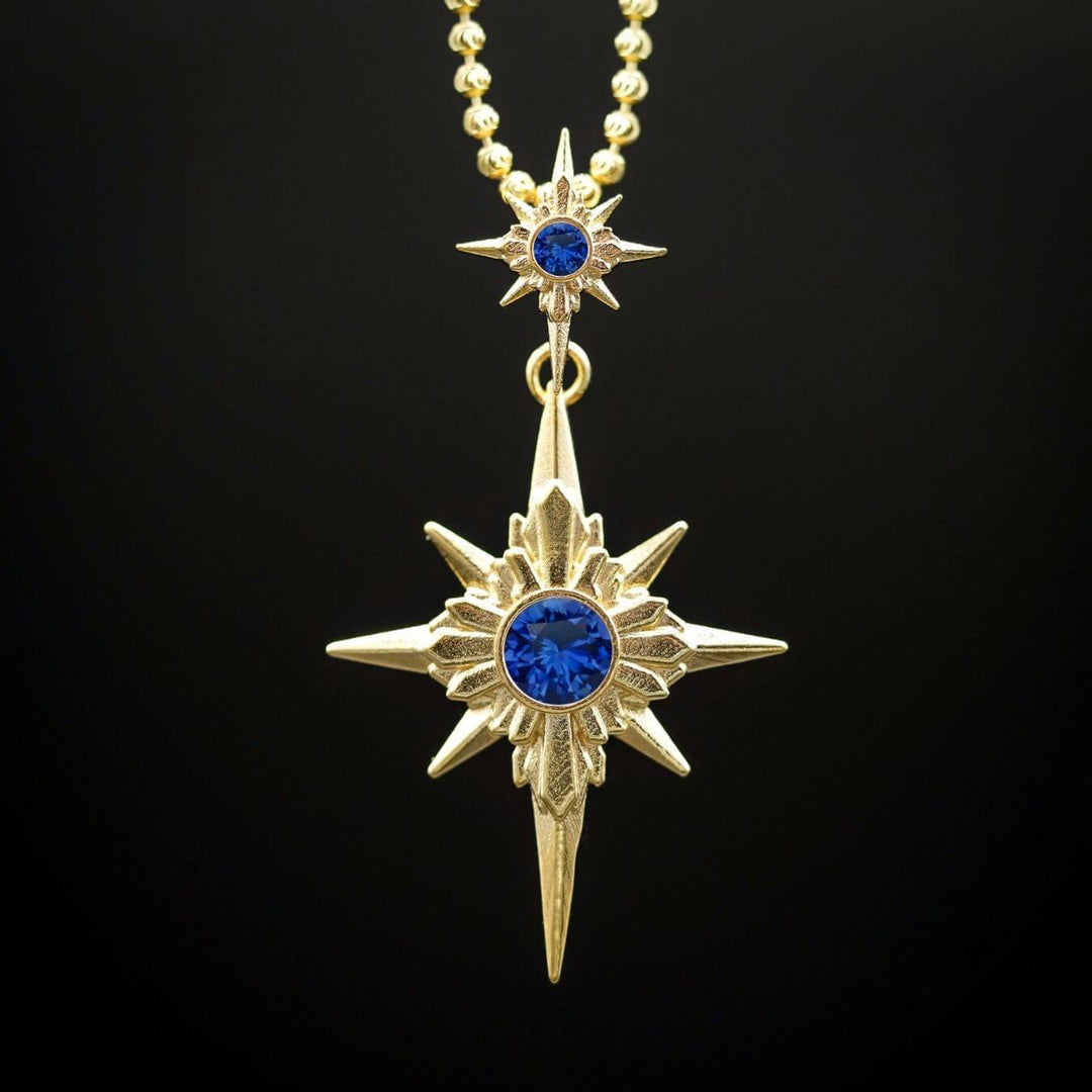 North Star Necklace (With Gemstones)