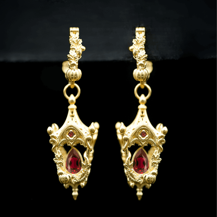 Eternal Lantern Earrings Illuminated Edition (Fall Hoops)