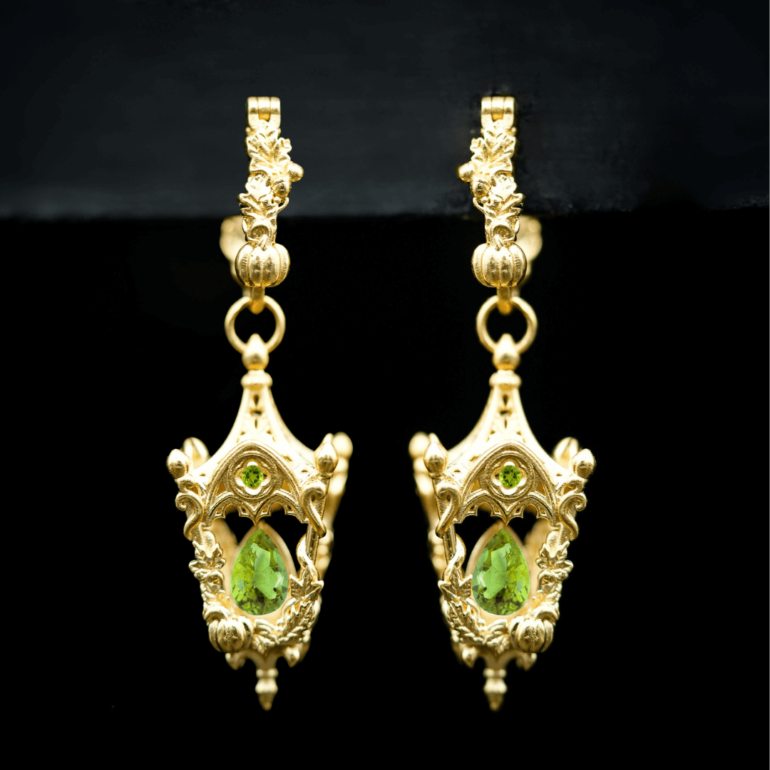 Eternal Lantern Earrings Illuminated Edition (Fall Hoops)