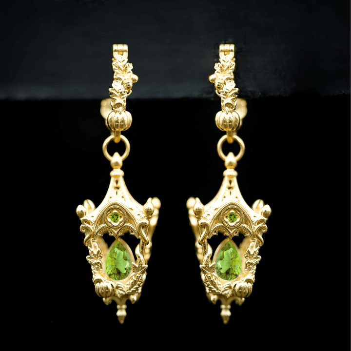 Eternal Lantern Earrings Illuminated Edition (Fall Hoops)