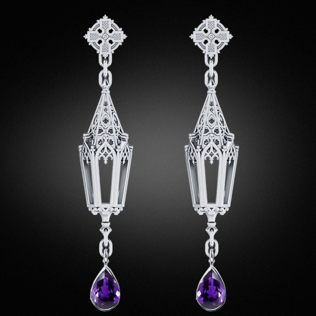 Karyns FINAL PAYMENT Celtic Lantern Earrings