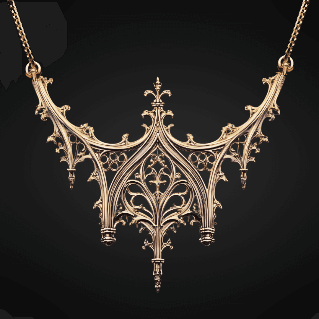 Gothic Cathedral Necklace